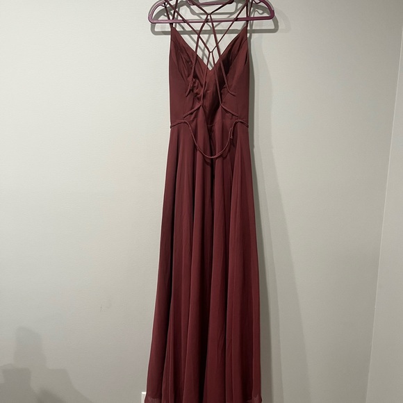 Sorella Vita Bridesmaid Dress in Sangria, Size 10 - Picture 6 of 8